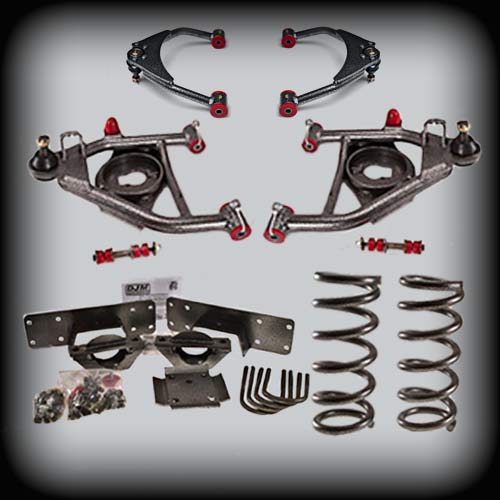 1988-1998 Chevy/GMC C-1500 4inch front/6inch rear Lowering Kit (with upper control arms) (Shocks Included)