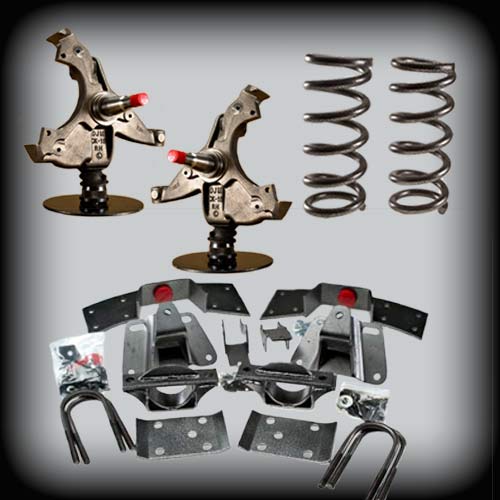 1995-1999 Chevy Tahoe  4 inch Front / 4 inch Rear Complete Lowering Kit (4 Door) (Shocks Included)