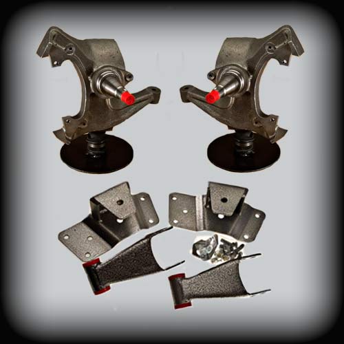 1992 – 1999 C2500/C3500 3 Inch Front / 4 Inch Rear Complete Lowering Kit (Shocks Included)