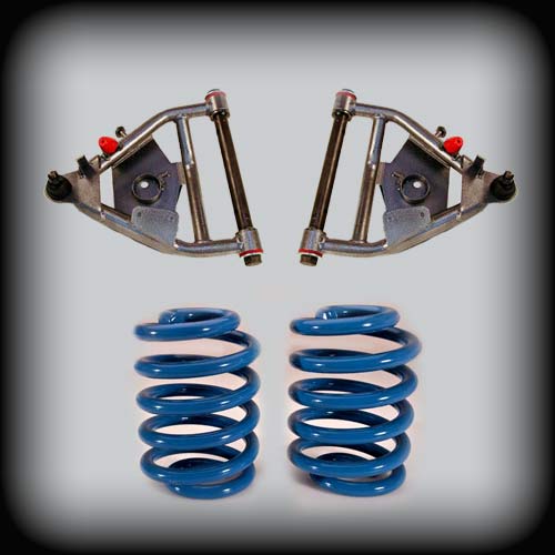 C10 1963-1972 Coil Spring Rear Drum Brake Kit With Shocks