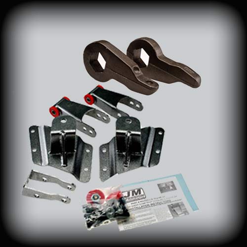 1999 – 2006 4WD Chevy Silverado / Sierra 2 Inch Front  4″ Inch  Rear Complete Lowering Kit (Not Crew Cab) (Shocks Included)