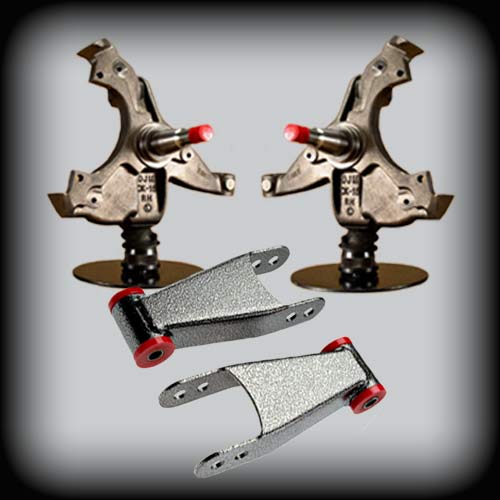 1995-1999 Chevy Tahoe 2 inch Front / 2 inch Rear Complete Lowering kit (Shocks Included)