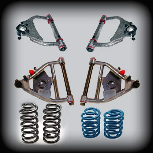 1971-1972 Chevy C10 Front Rear Lowering Kit Shocks Included