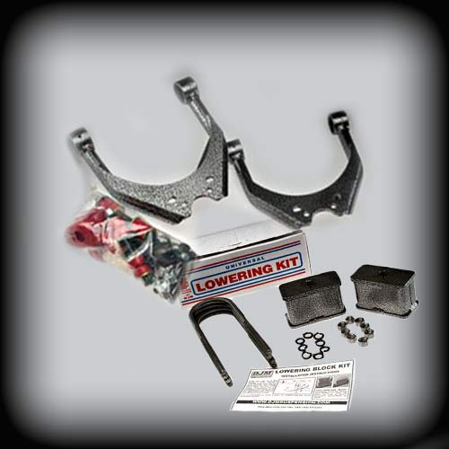 1995 – 2004 Toyota Tacoma Complete 3 inch Front/ 4 inch Rear Lowering kit with Steel Blocks