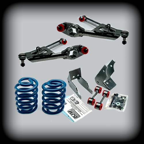 2000-2006 Suburban & Avalanche 2WD / 4WD 3 inch Front / 5 inch Rear Complete Lowering Kit (Shocks Included)
