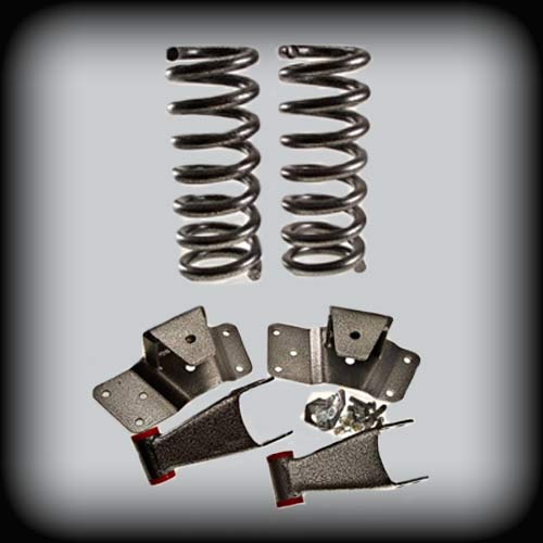 1992-1999 2500/3500 8-Lug Truck 2 inch Front / 4 inch Rear Complete Lowering Kit (Shocks Included)