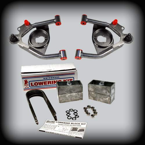 1982-2004  S10/S15 Pick UP 3 inch Front / 4 inch Rear Complete Lowering Kit (Control Arm)