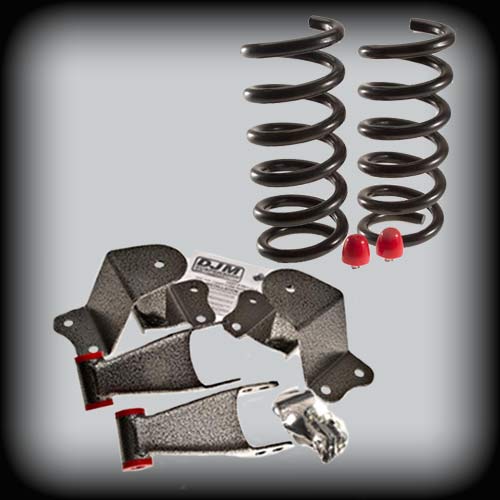 1988-1998 C1500 (V6) 2 inch Front/4 inch Rear Lowering Kit (Shocks Included)