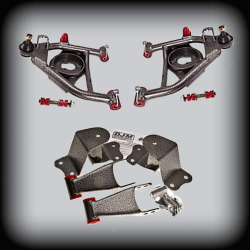 1988-1998 Chevy C1500 3inch front/4inch rear lowering kit with control arms (Shocks Included)