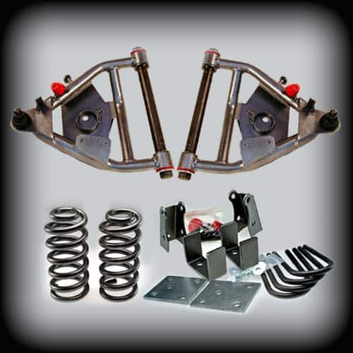 1973-1987 C10 Complete 5 inch Front / 5 inch Rear Lowering Kit (Shocks Included)