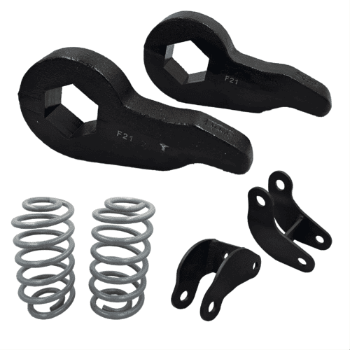 2000-2006 Suburban & Avalanche Tahoe 2WD / 4WD 2 inch Front / 3 inch Rear Lowering Kit (Torsion Key) (Shocks Included)